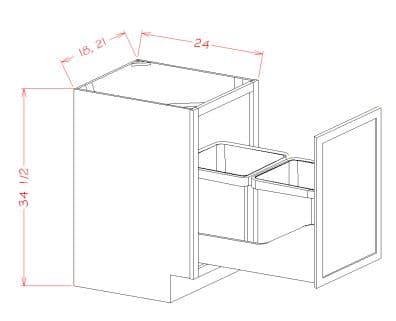 Shaker Antique White - B21FHTCPO