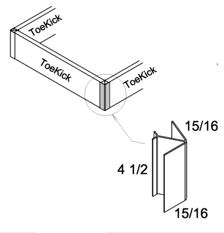 Storm Grey - CORNER-PVC