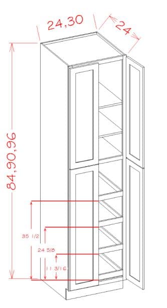 Shaker Antique White - U2490244RS